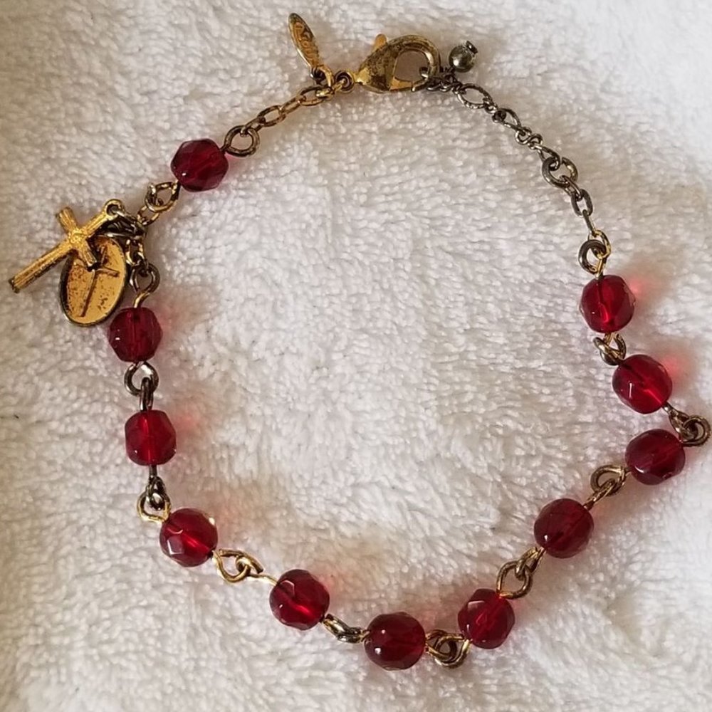 Vintage AVON Religious First Communion Bracelet